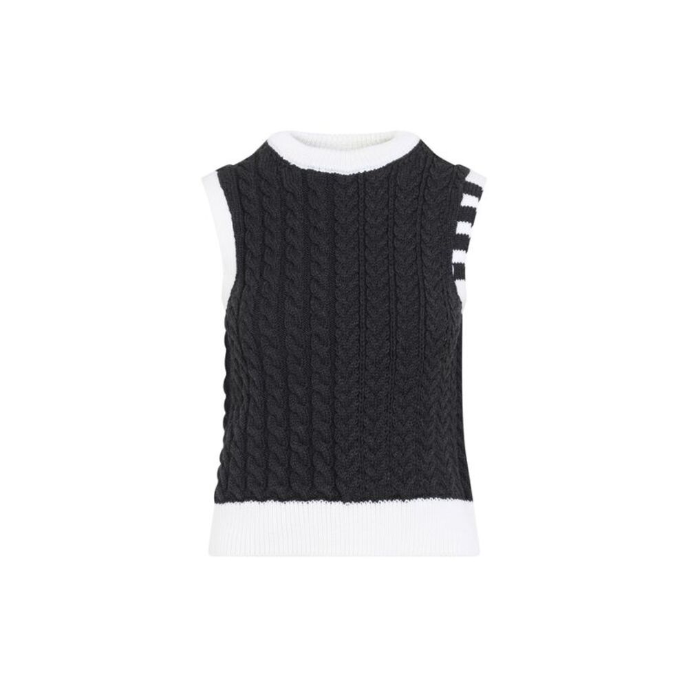Thom Browne Aran Cable Shell Top Women